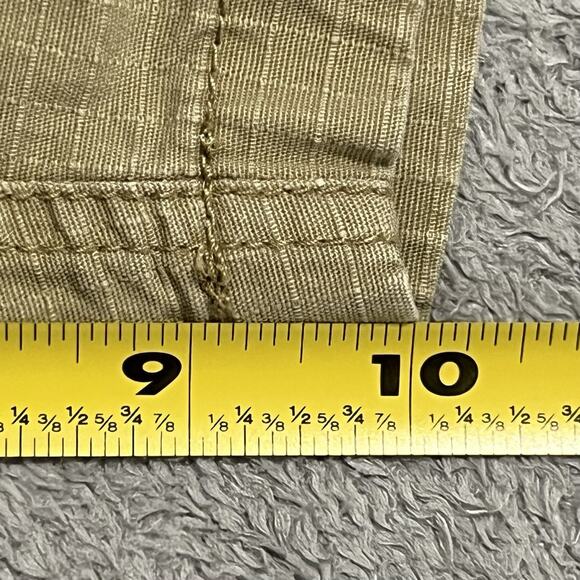 WearFirst Shorts Mens 38* Beige Stretch Riptstop Free Band Cargo Pants - Picture 10 of 12